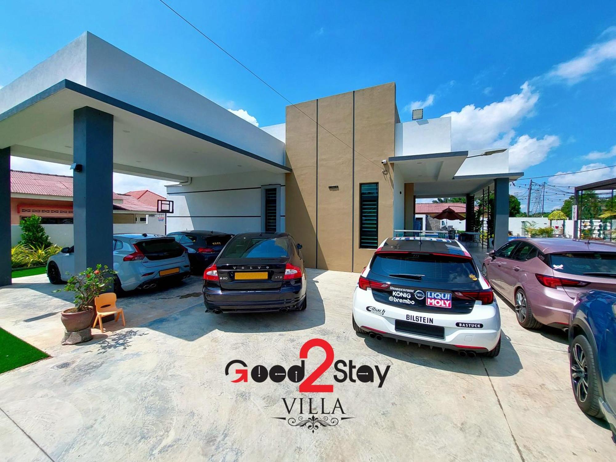 Villa Good2stay 15-20pax I 4r4b 1ktv I Swimming Pool I Bbq I Gaming I 10 Parking I Wifi6 Malacca